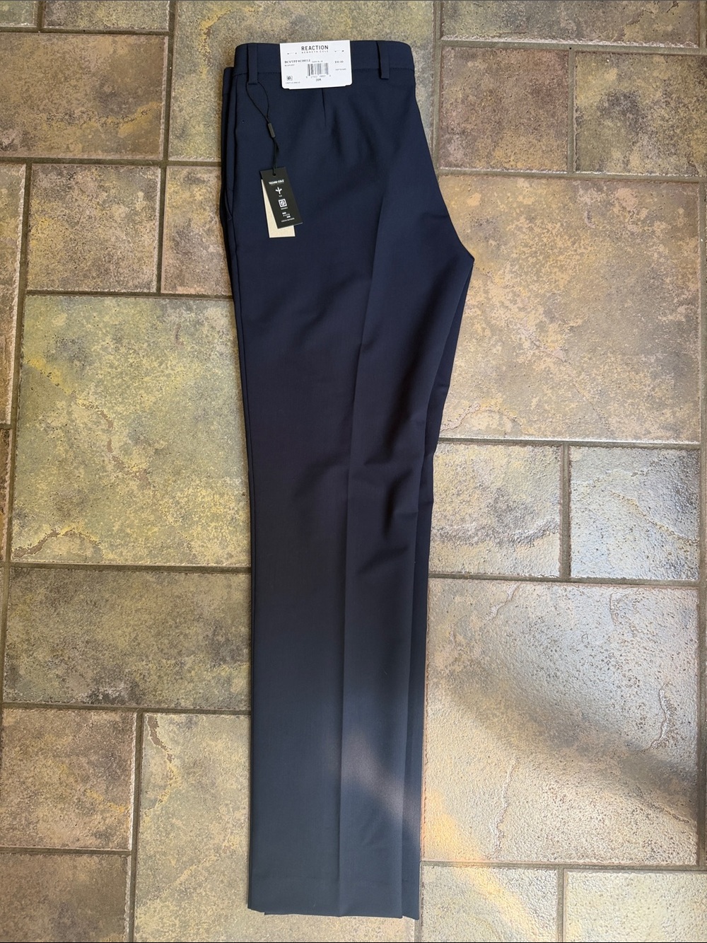 Reaction Kenneth Cole Navy Dress Pants- techno-cole size 20- new with tags
